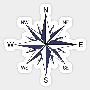 Compass Sticker